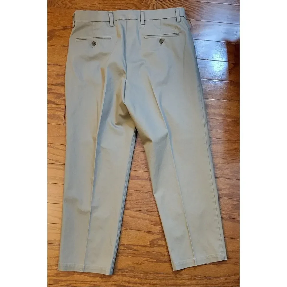 Dockers Pants Mens Flex Comfort Classic Fit 34x28.5 (Actual) Khaki Chino